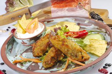 Mexican speciality Jalapenos frito