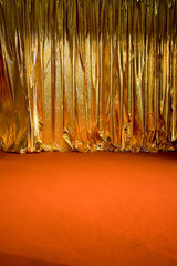 Golden curtain