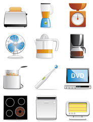 Household appliance  icons