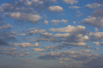 a blue sky for background