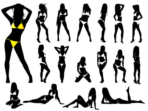 Bikini Front: Over 4,103 Royalty-Free Licensable Stock Vectors