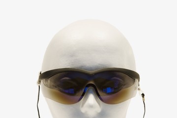 Mannequin wearing sunglasses
