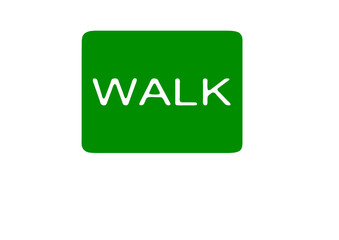 green walk sign