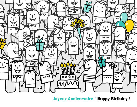 carte d' anniversaire