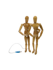 Online Dating Couple