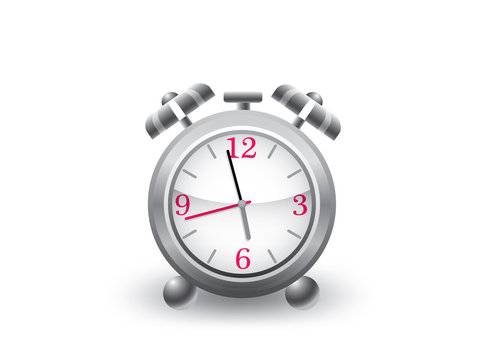 Alarm clock in vector