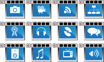 Multimedia Icon Set