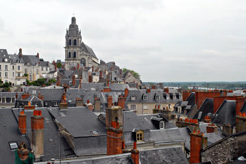 vue au dessus de Blois