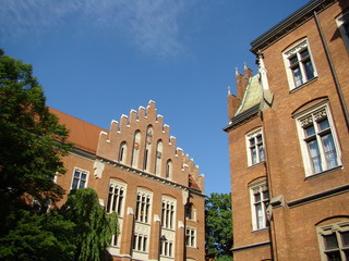 Fototapeta na wymiar budynków uniwersyteckich