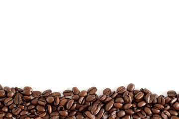 Frame of coffee beans