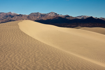 Fototapeta na wymiar Sand Dune in Death Valley National Park