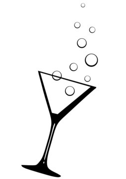 free clipart of martini glasses