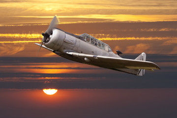 war propeller fighter plane