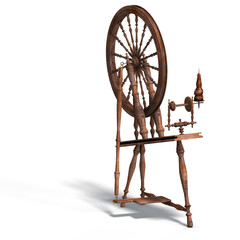 Fototapeta premium spinning wheel