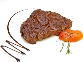 rib eye steak, gourmet  klassiker