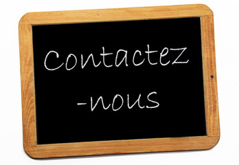 Fototapeta premium Contactez-nous!