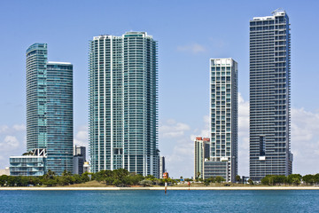 Miami urban architecture buildings