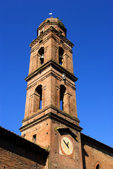 Fototapeta na wymiar Siena, campanile di S. Maria del Carmine