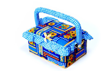 Casket for stuff  over white