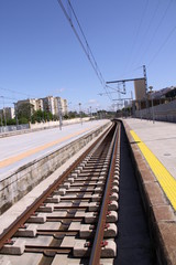 Fototapeta premium La via del tren