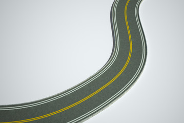 3D road illustration