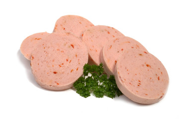 Geflügel-Fleischwurst mit Paprika