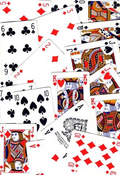 playing cards,  background