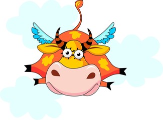 Flying cow