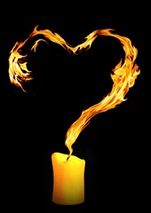 Poster Brandend hart © frenta