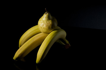 banany i gruszka