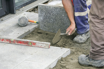 ouvrier en action
