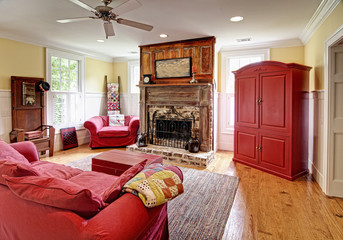 eclectic livingroom