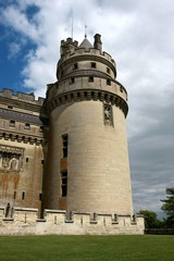 Obraz premium Defense tower, Pierrefonds Castle, Picardy, France