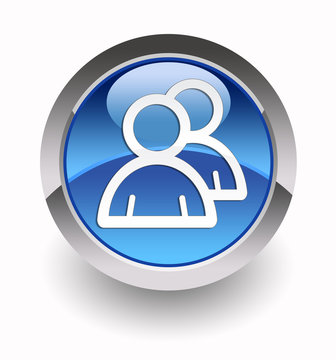 Group glossy icon