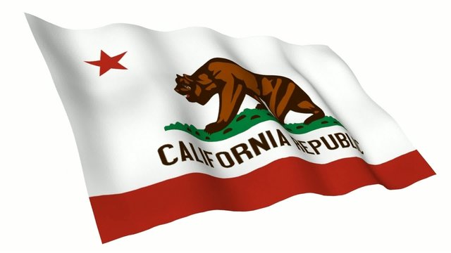 California (US) Animated Flag