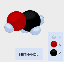 Molécule d'alcool
