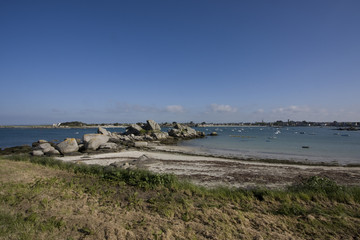 view of a beach in brittany