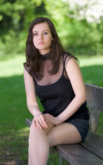Fototapeta premium portrait of young woman