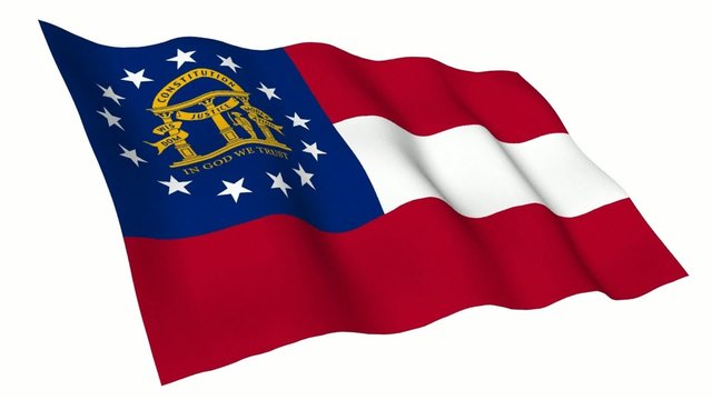 Georgia (US) Animated Flag