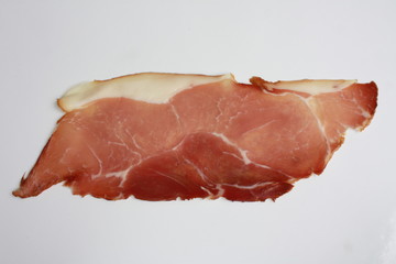 Smoked raw ham