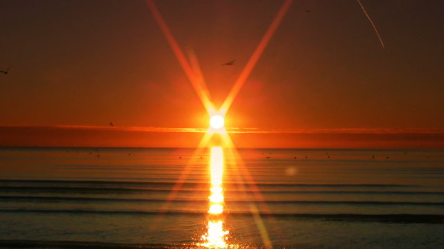 Sunset over the sea 9