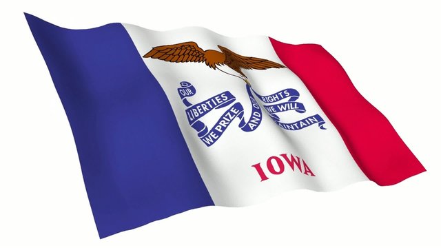 Iowa (US) Animated Flag