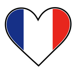 French Heart Flag