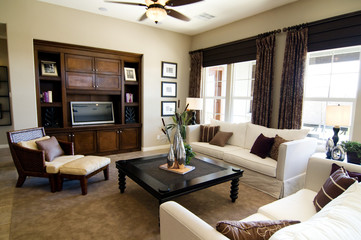 Beautiful large executive home living room area