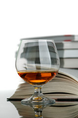 Cognac and books