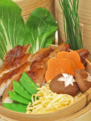 gesunde asiatische gourmet küche