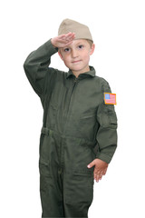 young navy pilot