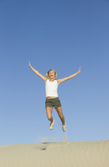 Obraz premium Jumping with Confidence