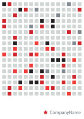 Fototapeta premium Colorful mosaic business notebook cover