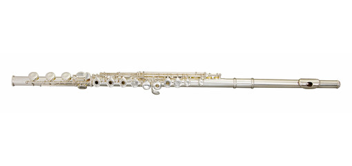 Fototapeta premium Soprano Flute on White